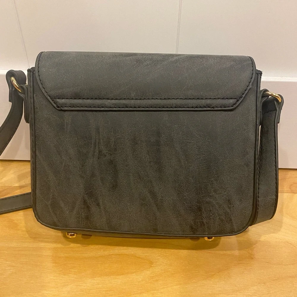 Dark Grey Marble Crossbody Purse - Picture 6 of 12